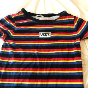 Rainbow vans shirt